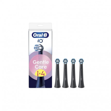 BRUSH HEAD IO 4PCS ORAL-B BLACK
