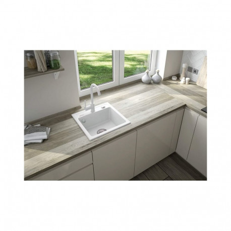 NEMEZJA SINK MIXER WITH U SPOUT WHT