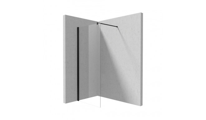 KERRIA PLUS SHOWER WALL. WHT/TRAN NERO90