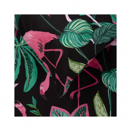 BED COV SET Flamingo SATEEN 160x200CM