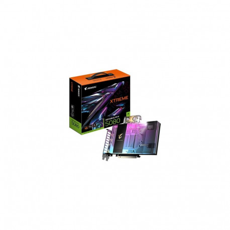 GIGABYTE AORUS GeForce RTX 5080 XTREME WATERFORCE WB 16G Graphics Card - 16GB GDDR7, 256bit, PCI-E 5