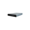 Inter-Tech 2U-2129N Rack Black, Silver