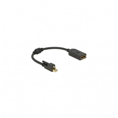 DeLOCK 62638 DisplayPort cable 0.25 m Mini DisplayPort Black