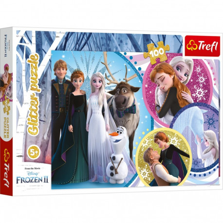 TREFL FROZEN Sädelev Pusle Frozen 2, 100 osa