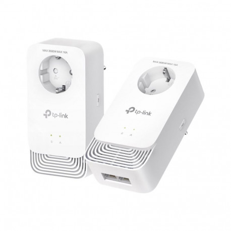 TP-LINK G.hn2400 Passthrough Powerline Kit | PG2400P KIT | 1428 Mbit/s