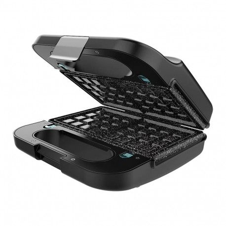 Cecotec Sandwich Maker | Rock’nToast 4in1 | 1000 W | Number of plates 4 | Black