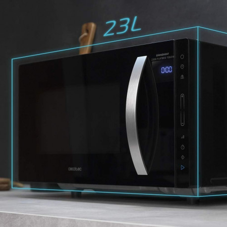 Cecotec mikrolaineahi GrandHeat 2300 Flatbed Touch must vabaltseisev 23 l 800 W must