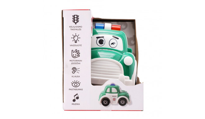 bo. Interactive police car (Lithuanian language)