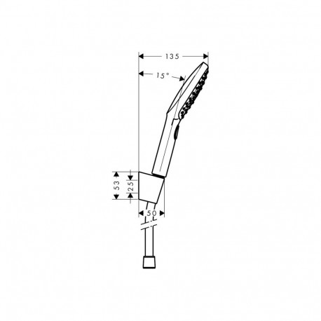 Dušiotsik Hansgrohe Raindance Select E 26720400