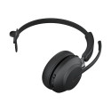 JABRA Evolve2 65 MS Mono Headset on-ear convertible Bluetooth wireless USB-A noise isolating black w