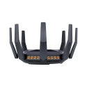 ASUS RT-AX89X AX6000 AiMesh juhtmevaba ruuter Ethernet kahe sagedusalaga (2.4 GHz / 5 GHz) must