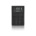 Qoltec 52282 katkematu toiteallikas UPS | 3kVA | 3000W | võimsustegur 1.0 | LCD | EPO | USB | on-lin