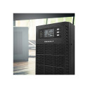 Qoltec 52282 katkematu toiteallikas UPS | 3kVA | 3000W | võimsustegur 1.0 | LCD | EPO | USB | on-lin