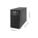 Qoltec 52282 katkematu toiteallikas UPS | 3kVA | 3000W | võimsustegur 1.0 | LCD | EPO | USB | on-lin