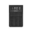 Qoltec 52282 Uninterruptible Power Supply UPS | 3kVA | 3000W | Power factor 1.0 | LCD | EPO | USB | 