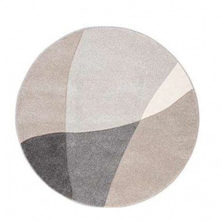 Vaip DIXIE CARVED-1, D120cm, hall/beež