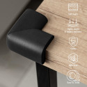 SIPO set of soft corner protection edge and corner guards 4 pcs black SBS-T11-F2E