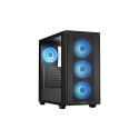 Chieftec Case||HUNTER 3|MidiTower|Case product features Transparent panel|Not included|ATX|EATX|Micr