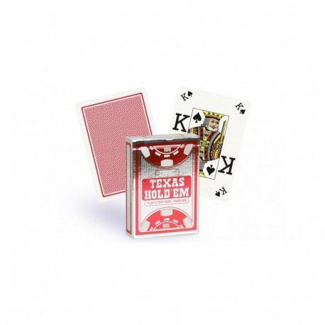 Copag Texas Holdem Peek Index Poker Cards (Red)