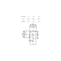 TEE INTERNAL D58/58X87 PP SKOLAN