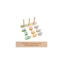 Fisher-Price Wooden Stack &amp; Sort Animals Baby &amp; Toddler Toy, 10 Wood Pieces