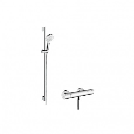 Dušisüsteem termostaatsegistiga Hansgrohe Crometta Ecostat 1001 CL Combi 0.90m, 27813400