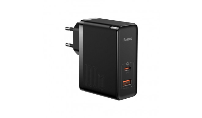 Baseus GaN5 Pro Fast Universal GaN USB Charger Type C | USB 100W PD3.0, QC4.0 +, AFC white (CCGP0902