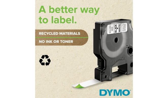 DYMO D1 Standard – must sinisel – 9mm