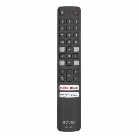 Savio RC-15 universal /replacement for TCL SMART TV remote control IR Wireless Press buttons