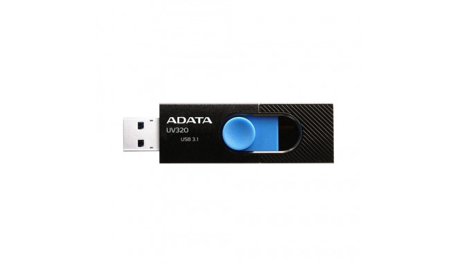 ADATA UV320 128GB must USB3.1 mälupulk