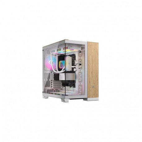 Corsair CC-9011284-WW computer case Midi Tower Bamboo, White