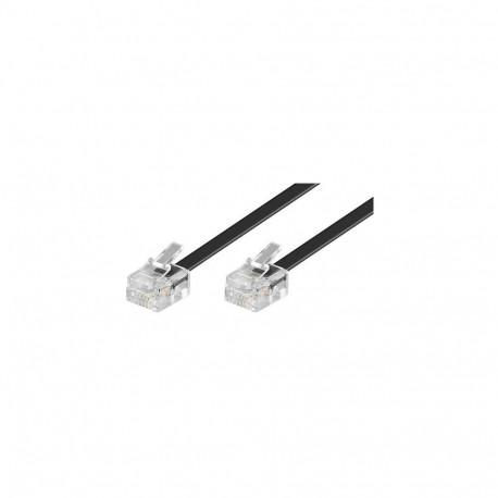 Goobay Modular Telephone Cable, black, 3 m