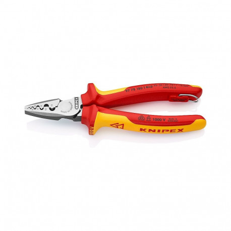 Knipex 97 78 180 T cable crimper Combination tool Red, Yellow
