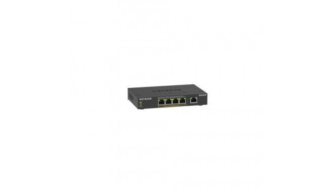 NETGEAR GS305Pv3 Unmanaged Gigabit Ethernet (10/100/1000) Power over Ethernet (PoE) Black