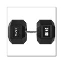 HMS Fitness HEX PRO 55 fikseeritud raskusega hantel 55 kg 1 tk