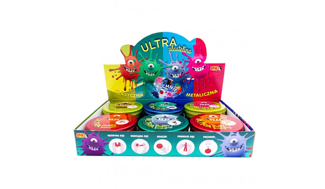 Ultra plastelina pachnąca display 12 sztuk