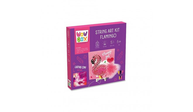 Zestaw kreatywny wow box string art flaming
