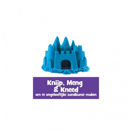 Kinetic Sand , 2lbs Blue Play Sand, Moldable Sensory Toys for Kids, Resealable Bag (Packaging May Va