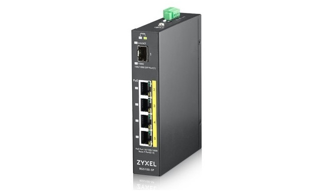 RGS100-5P Switch Unmanaged PoE SFP