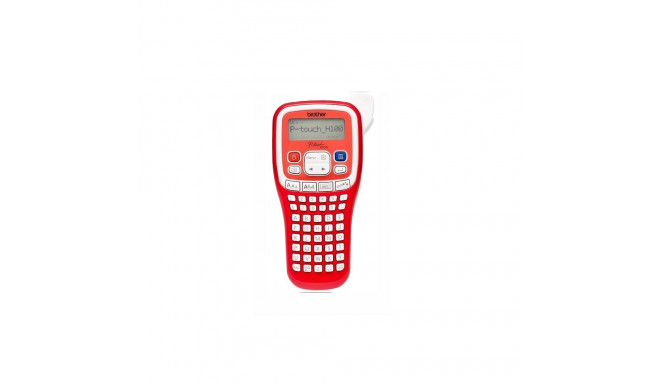 Brother PT-H100 label printer, red