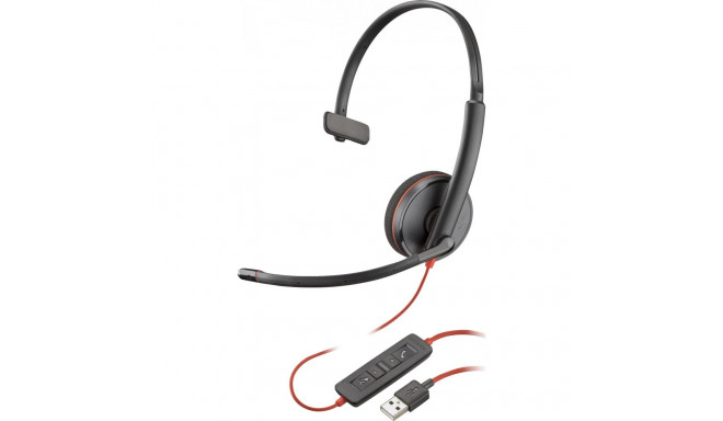 Poly Blackwire 3210 kõrvaklapid (80S01A6)