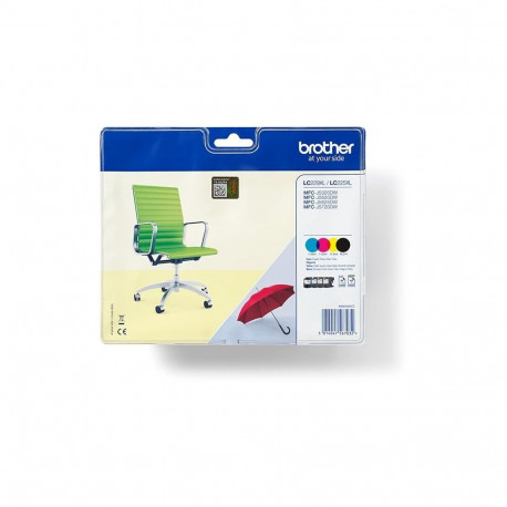 Brother LC229XLVALBP | Ink Cartridge | Black, Cyan, Magenta, Yellow