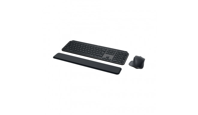Logitech MX Keys S Combo - klaviatuur, randmetugi ja hiire komplekt, grafiit