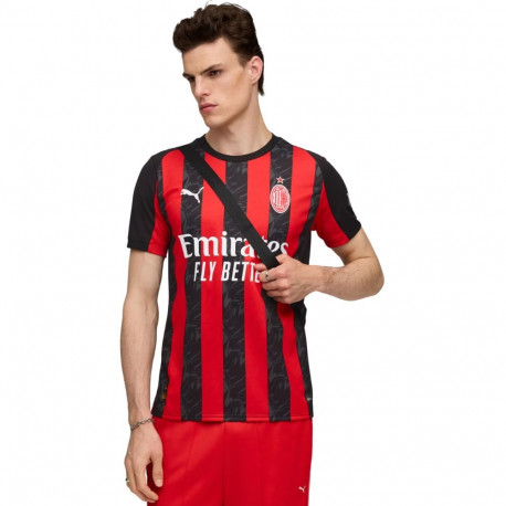 Koszulka męska Puma AC Milan Home Jersey Replica czarno-czerwona 779962 01  XL