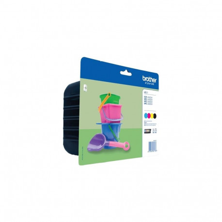 BROTHER LC-221BK + LC-221C + LC-221M + LC-221Y Ink cartridge Valuepack Blister