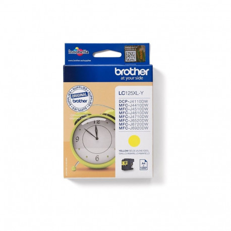 BROTHER LC125XLY kollane tint