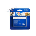 BROTHER TZE231S2 must/valge 12mm 4m jaepakend