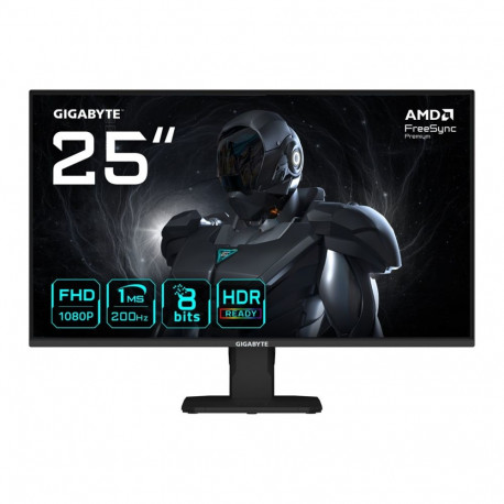 GIGABYTE GS25F2 25" FHD Gaming Monitor - 1920 x 1080, 200Hz, 1ms, 300 cd/m2, Display HDR 10, HDMI 2.