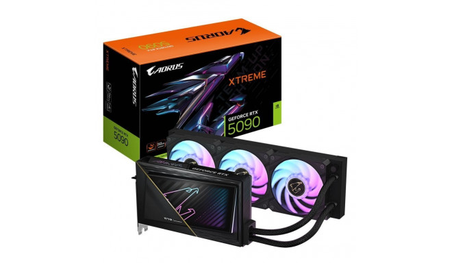 Gigabyte Graphics Card||NVIDIA GeForce RTX 5090|32 GB|GDDR7|512 bit|PCIE 5.0 16x|GPU 2655 MHz|Water 
