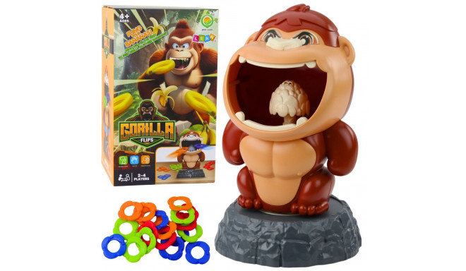 Gra Zręcznościowa Rzut Do Celu Goryl Obrotowy Dźwięk Obręcze